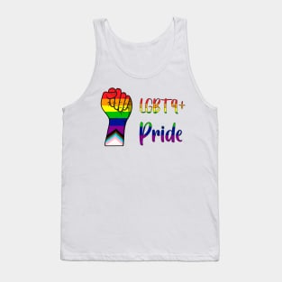 LGBTQ Pride Raised Fist Tank Top